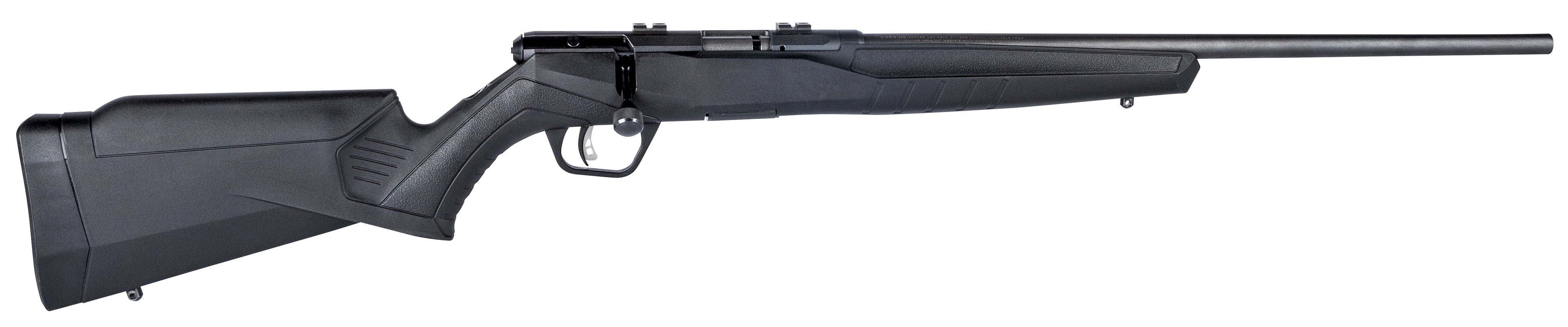 Savage Arms 70500 B Series F Full Size 22 WMR 10+1 21" Matte Black Sporter Barrel, Matte Black Drilled & Tapped Carbon Steel Receiver, Matte Black Fixed Synthetic Stock, Right Hand
