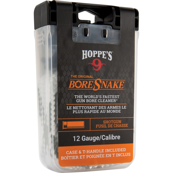 Hoppe's BoreSnake 12 Gauge Shotgun Cleaner with Bronze Brush & Storage Case