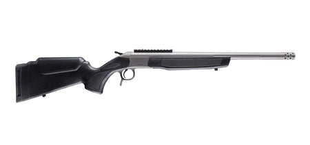 CVA CR4440S Scout Takedown 360 Buckhammer 1rd 22" Stainless Fluted Threaded Barrel, Stainless Steel Receiver w/Picatinny Rail, Adj Comb & LOP Black Synthetic Stock
