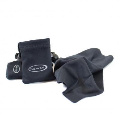 Weaver Lens Care Microfiber Cleaning Cloth with Protective Pouch