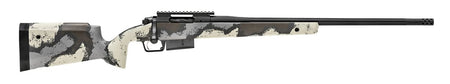 Springfield Armory BAW92465PRCD Model 2020 Waypoint 6.5 PRC 3+1 24" Graphite Black Cerakote Fluted Barrel & Picatinny Rail Stainless Steel Receiver, Ridgeline Camo Fixed Carbon Fiber Stock