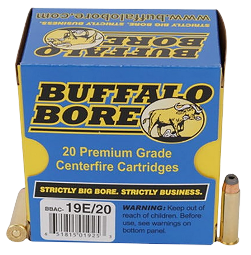Buffalo Bore Ammunition 19E20 Tactical Strictly Business 357 Mag 158 gr Jacketed Hollow Point (JHP) 20 Per Box/ 12 Cs