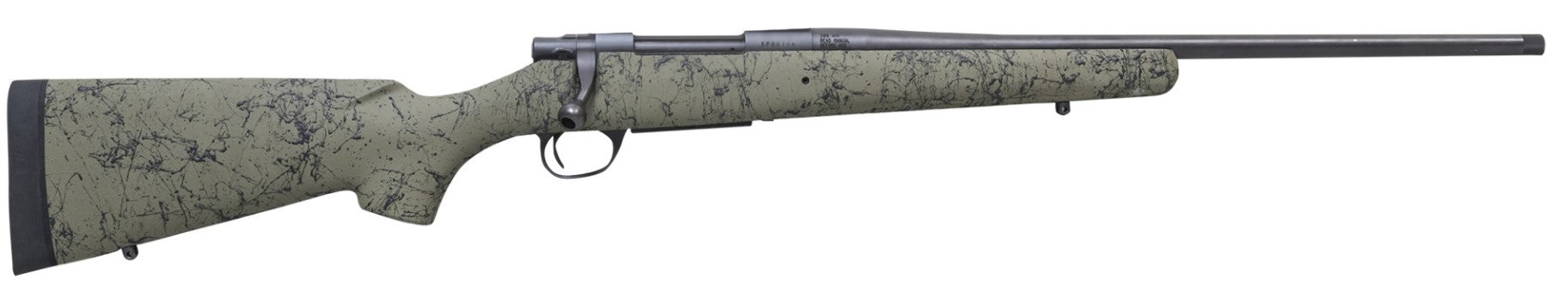 Howa HHSSL708ODG 1500 Superlite Gen2 Full Size 7mm-08 Rem 3+1 20" Black Threaded Barrel, Matte Blue Steel Drilled & Tapped Receiver, OD Green w/Black Webbing HS Precision Synthetic Stock, Right Hand