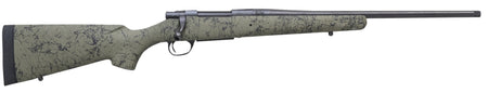 Howa HHSSL708ODG 1500 Superlite Gen2 Full Size 7mm-08 Rem 3+1 20" Black Threaded Barrel, Matte Blue Steel Drilled & Tapped Receiver, OD Green w/Black Webbing HS Precision Synthetic Stock, Right Hand