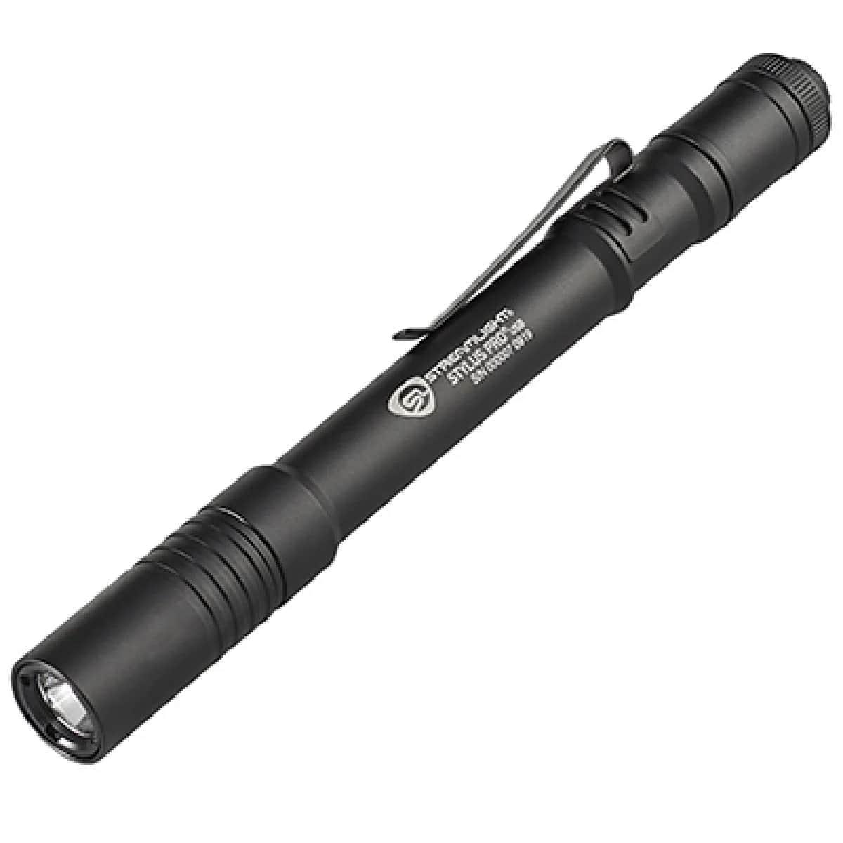Streamlight Stylus Pro USB Rechargeable 350-Lumen Pen Flashlight Black with Nylon Holster
