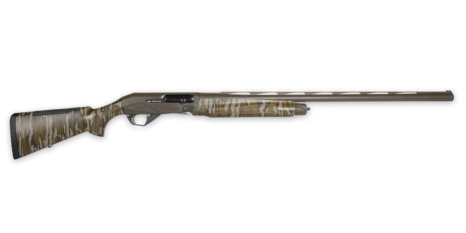 Weatherby XBL1228SMG Sorix Full Size 12 Gauge 3.5" 2+1 28" Vent Rib Barrel & Drilled & Tapped Steel Receiver, Mossy Oak Bottomland Synthetic Stock w/Adj Shim, Ambidextrous