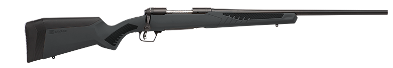 Savage Arms 57061 110 Hunter Full Size 223 Rem 4+1 22" Matte Black Button-Rifled Barrel, Matte Black Drilled & Tapped Carbon Steel Receiver, Adj AccuStock Matte Gray Synthetic Stock, Right Hand