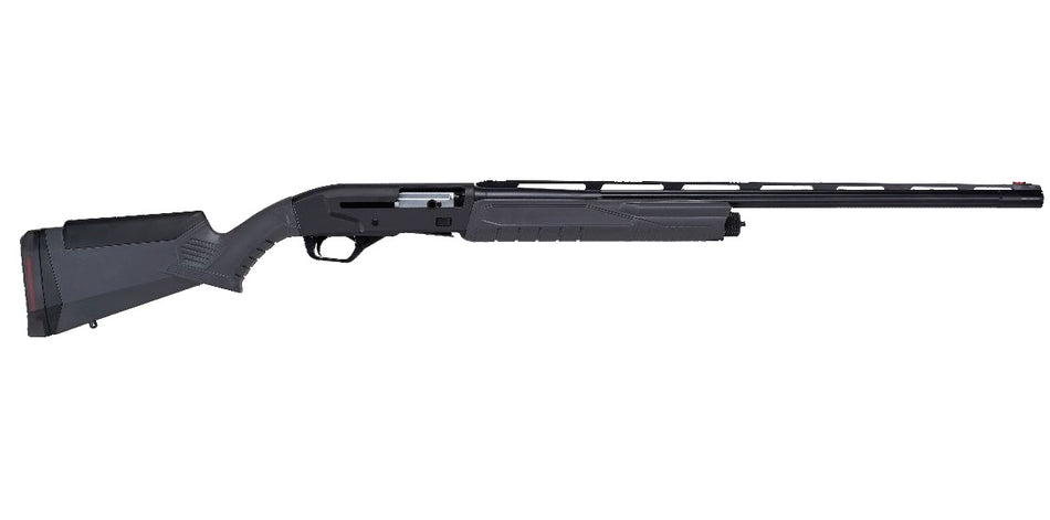 Savage Arms 57602 Renegauge Field Full Size 12 Gauge Semi-Auto 3" 4+1 28" Black Melonite Fluted Vent Rib Barrel, Matte Black Aluminum Receiver, Adjustable Matte Gray Synthetic Stock, Right Hand