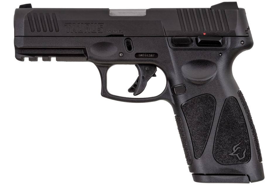 Taurus 1G3B94110 G3 9mm Luger 10+1 4" Barrel, Black Finish Picatinny Rail Frame, Serrated Matte Black Tenifer Steel Slide, Polymer Grip Includes 2 Mags