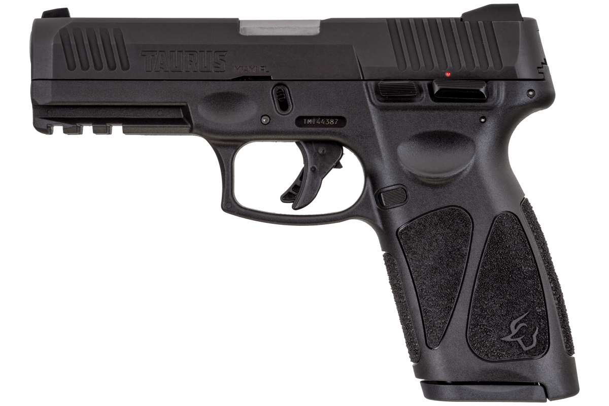 Taurus 1G3B94115 G3 Full Size Frame 9mm Luger 15+1 4" Matte Stainless Steel Barrel, Matte Black Tenifer Serrated Steel Slide, Black Polymer Frame w/Picatinny Rail, Black Polymer Grip, Right Hand