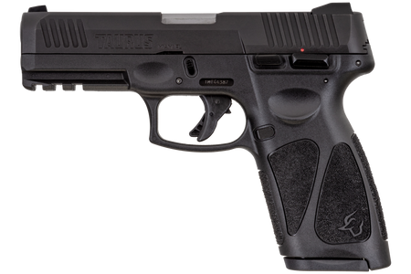 Taurus 1G3B94117 G3 9mm Luger 17+1 4" Barrel, Black Finish Picatinny Rail Frame, Serrated Matte Black Tenifer Steel Slide, Polymer Grip Includes 2 Mags