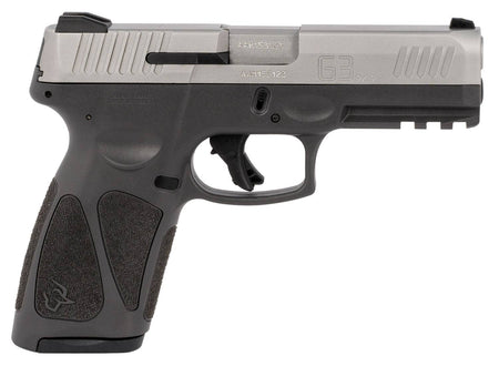 Taurus 1G3B949G G3 Full Size Frame 9mm Luger 15+1/17+1 4" Matte Stainless Steel Barrel, Matte Serrated Stainless Steel Slide, Gray Polymer Frame w/Picatinny Rail, Polymer Grip, Right Hand