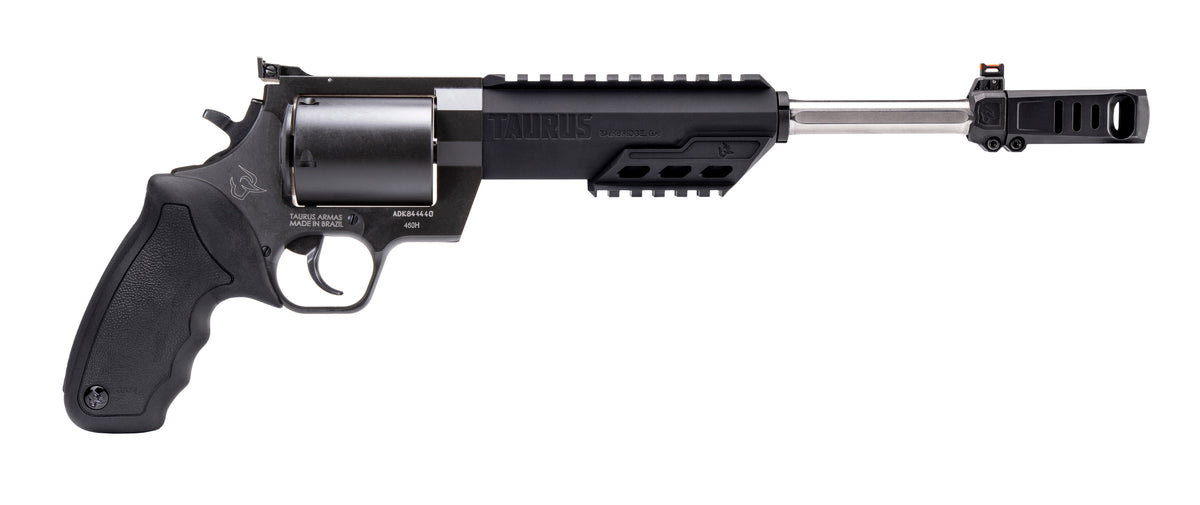 Taurus 2460101RH Raging Hunter 460 S&W Mag 5rd 10.50" Matte Black Barrel Matte Black Oxide Steel Cylinder & Frame Black Rubber with Integrated Cushion Insert Grip