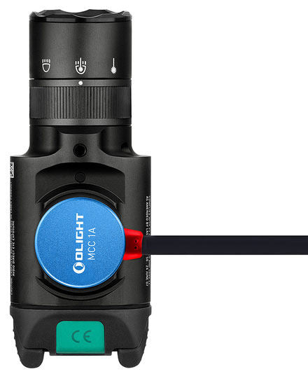 Olightstore Baldr Pro R Black 300/500/1350 Lumens Weapon Light Green Laser Rechargeable