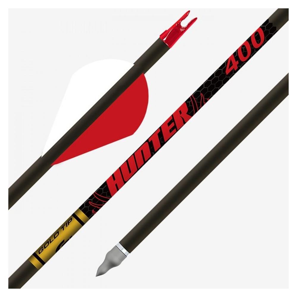 Gold Tip Hunter 500 Half Dozen Arrows 2in Raptor Vanes