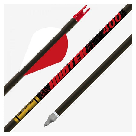 Gold Tip Hunter 500 Half Dozen Arrows 2in Raptor Vanes