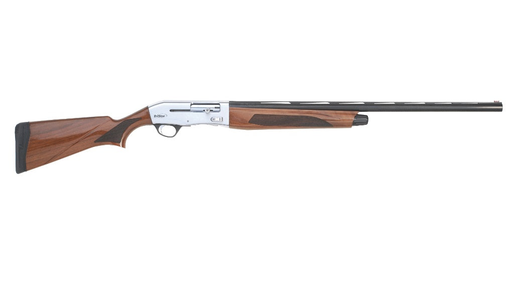TriStar 24263 Viper G2 Pro Full Size 410 Gauge Semi-Auto 3" 5+1 28" Black Vent Rib Barrel, Silver Steel Receiver, Fixed Turkish Walnut Stock, Beretta/Benelli Mobil Chokes, Right Hand