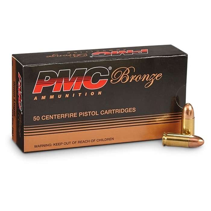 PMC 9H Bronze Full Metal Jacket 147 Grain 9mm Luger/Parabellum