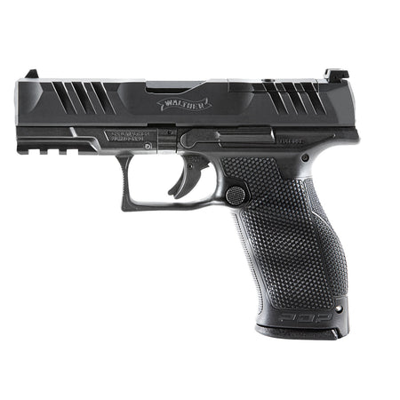 Walther Arms 2851237 PDP Optic Ready 9mm Luger 4" Barrel 18+1, Polymer Frame With Picatinny Acc. Rail, Optic Cut Super Terrain Serrated Steel Slide, Performance Duty Trigger, Manual Safety