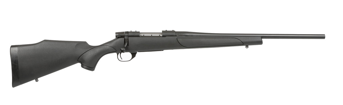 Weatherby VTX65CMR2T Vanguard Obsidian Full Size 6.5 Creedmoor 4+1 22" Blued #2 Contour Threaded Barrel, Blued Drilled & Tapped Steel Receiver, Black Monte Carlo Synthetic Stock