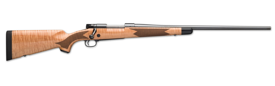 Winchester Repeating Arms 535218230 Model 70 Super Grade 7mm Rem Mag Caliber with 3+1 Capacity, 26" Barrel, High Polished Blued Metal Finish & Gloss AAA Maple Stock Right Hand (Full Size)
