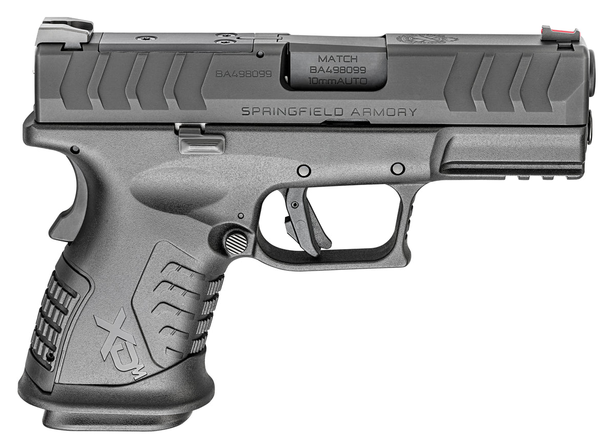 Springfield Armory XDME93810CBHCOSP XD-M Elite Compact OSP 10mm Auto 3.80" 11+1 Black Melonite Steel Slide/Barrel with Optic Cut Black Interchangeable Backstrap Grip Includes 2 Mags