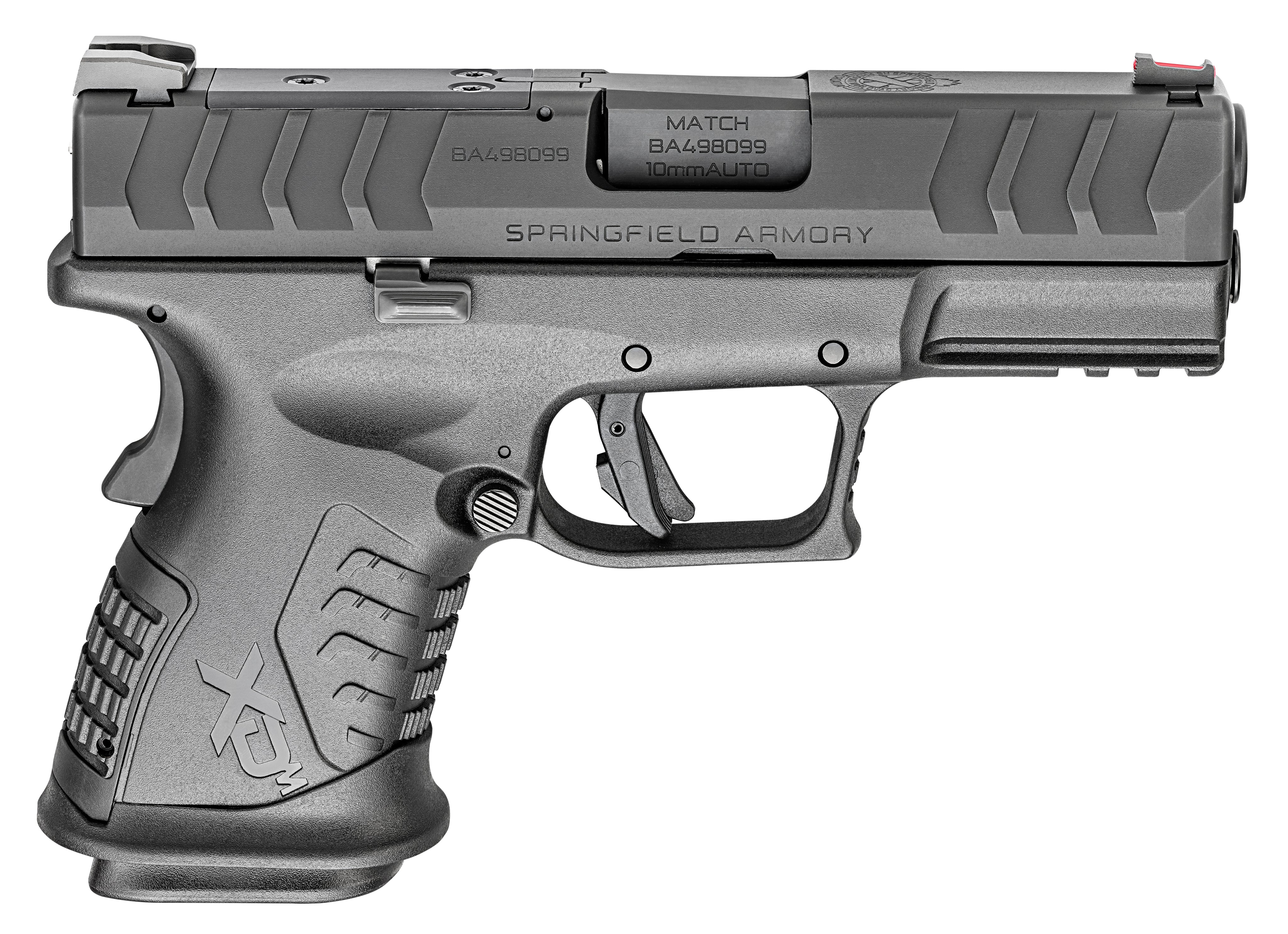 Springfield Armory XDME93810CBHCOSP XD-M Elite Compact OSP 10mm Auto 3.80" 11+1 Black Melonite Steel Slide/Barrel with Optic Cut Black Interchangeable Backstrap Grip Includes 2 Mags