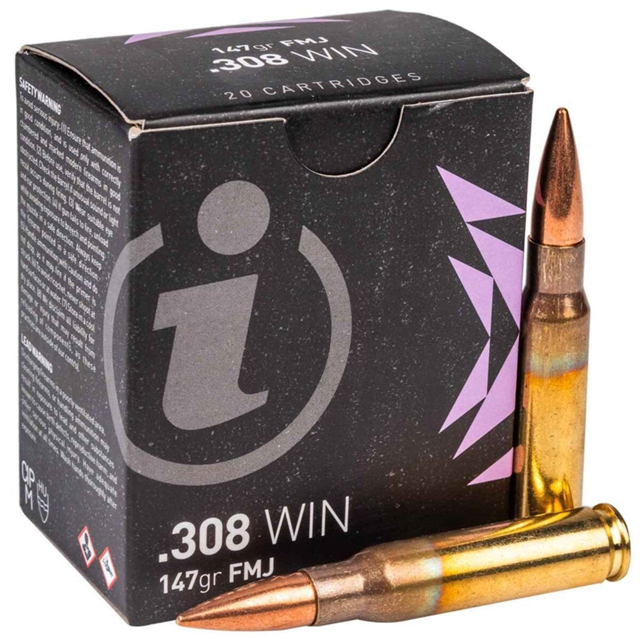 Igman .308 Winchester Ammo 147Gr Full Metal (FMJ) Jacket 