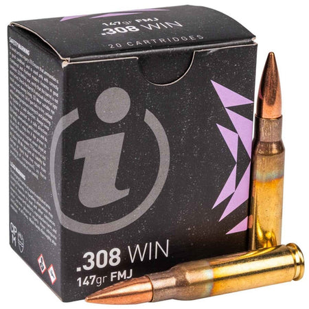Igman .308 Winchester Ammo 147Gr Full Metal (FMJ) Jacket 