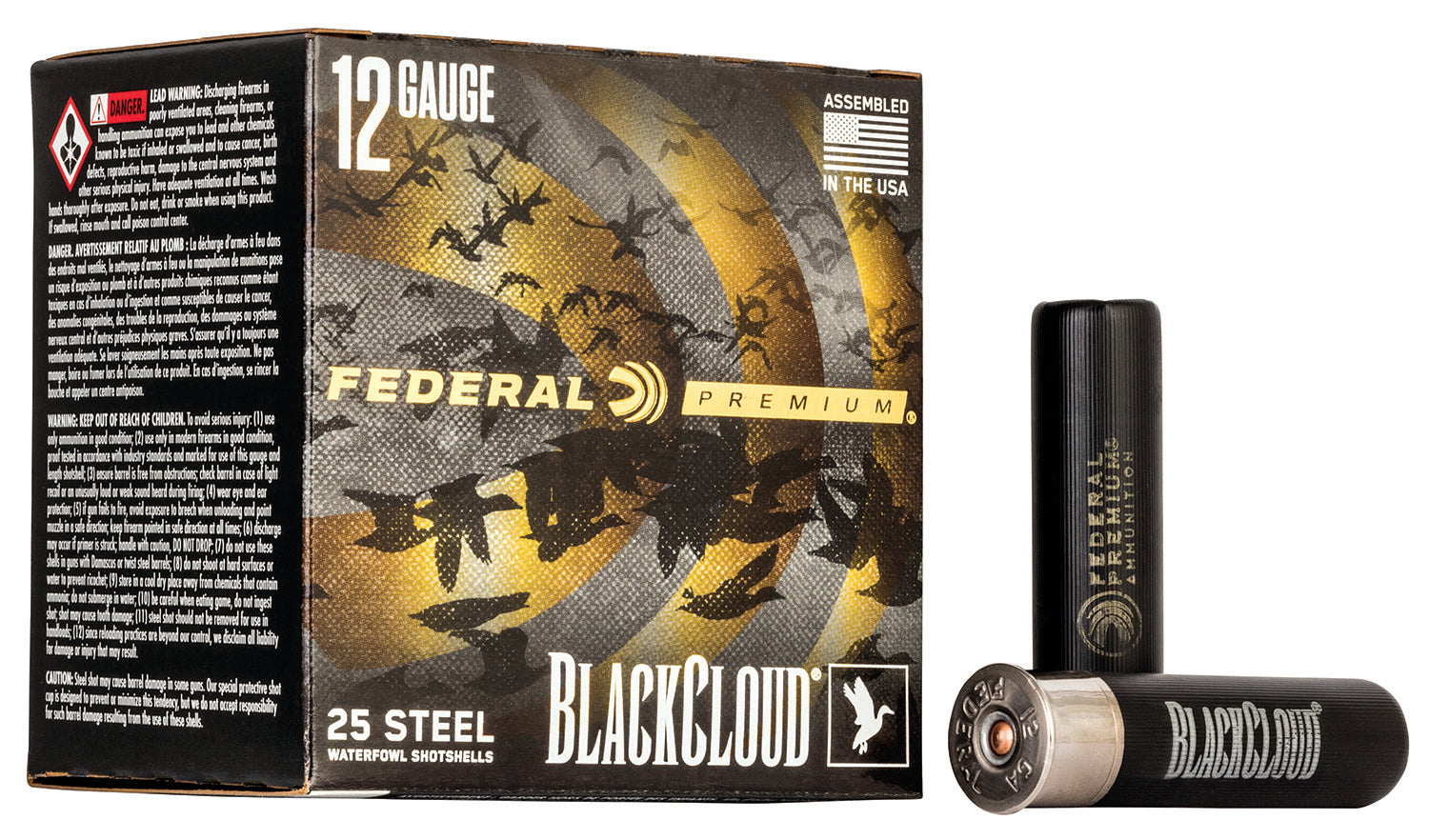 Federal PWBX1342 Black Cloud FS 12 Gauge 3.5" 1-1/2oz 2 Shot 1500 fps 604544623192