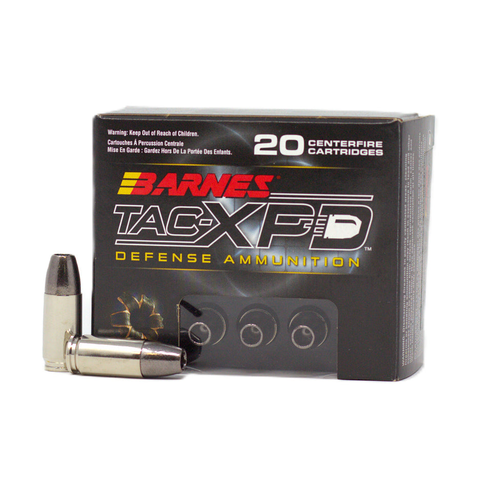 Barnes TAC-XPD DEFENSE HANDGUN +P TAC-XP 115 Grain 9mm Luger/Parabellum 1125 fps 716876135110