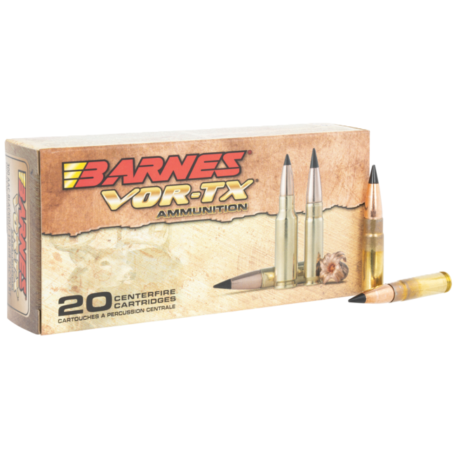Barnes VOR-TX TAC-TX Boat Tail 120 Grain .300 AAC Blackout 2100 fps 716876301201