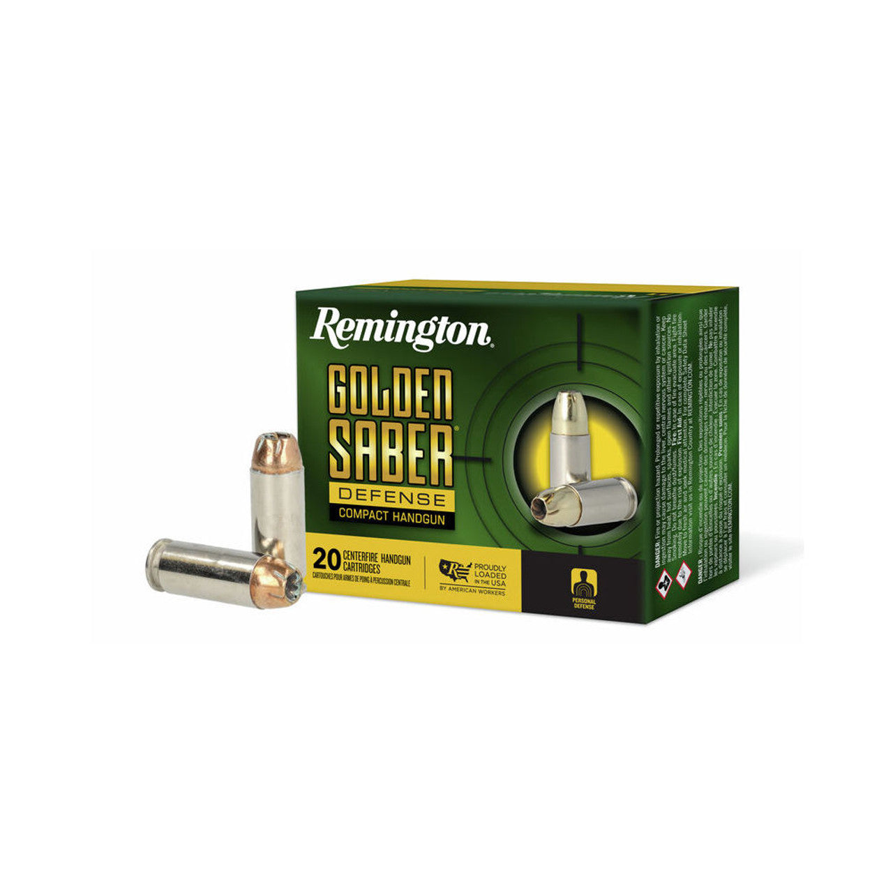Remington Golden Saber Brass Jacket Hollow Point 180 Grain 10mm Auto 1150 fps 047700660608