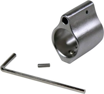 Guntec .750 Diameter Brushed Stainless Low Profile Gas Block AR-15