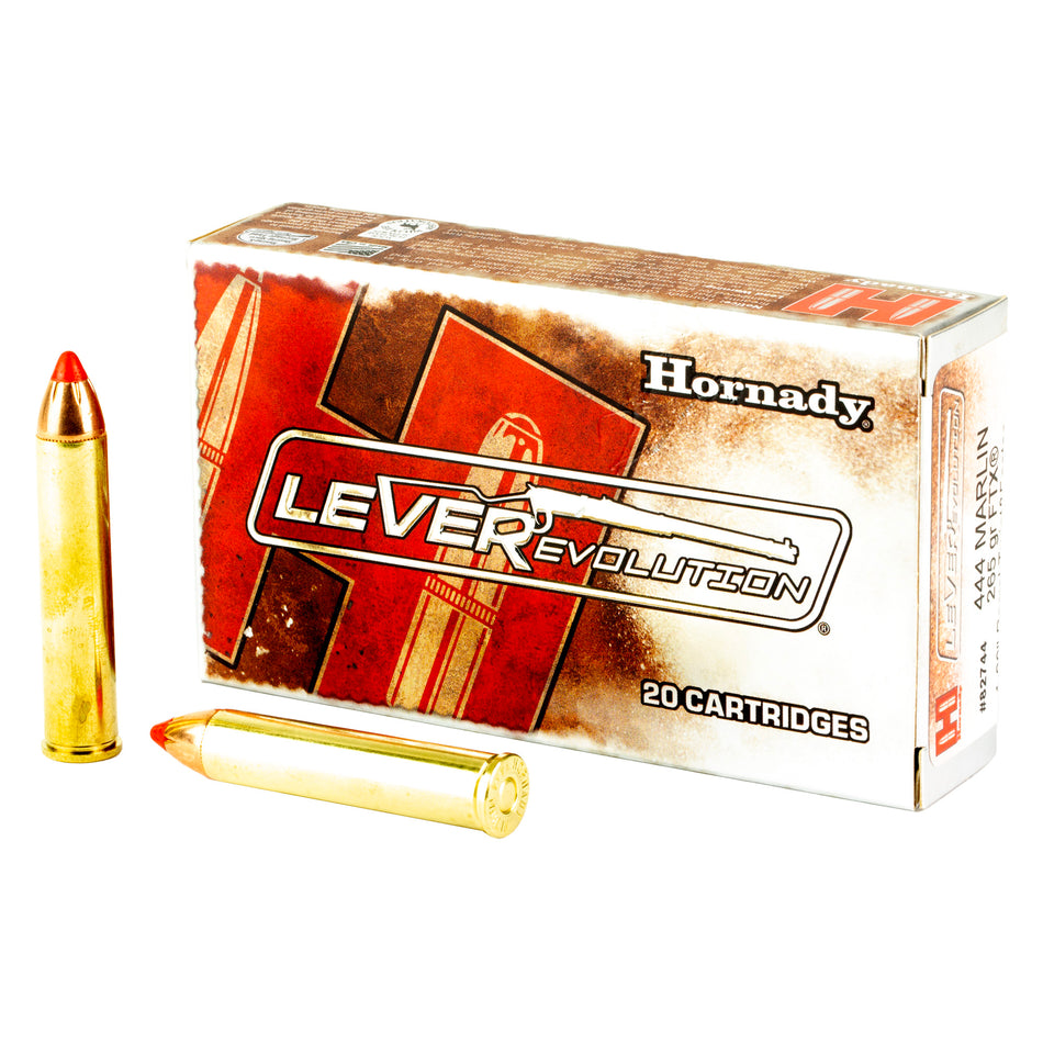 Hornady LEVERevolution Flex Tip eXpanding 265 Grain .444 Marlin 2325 fps 090255827446